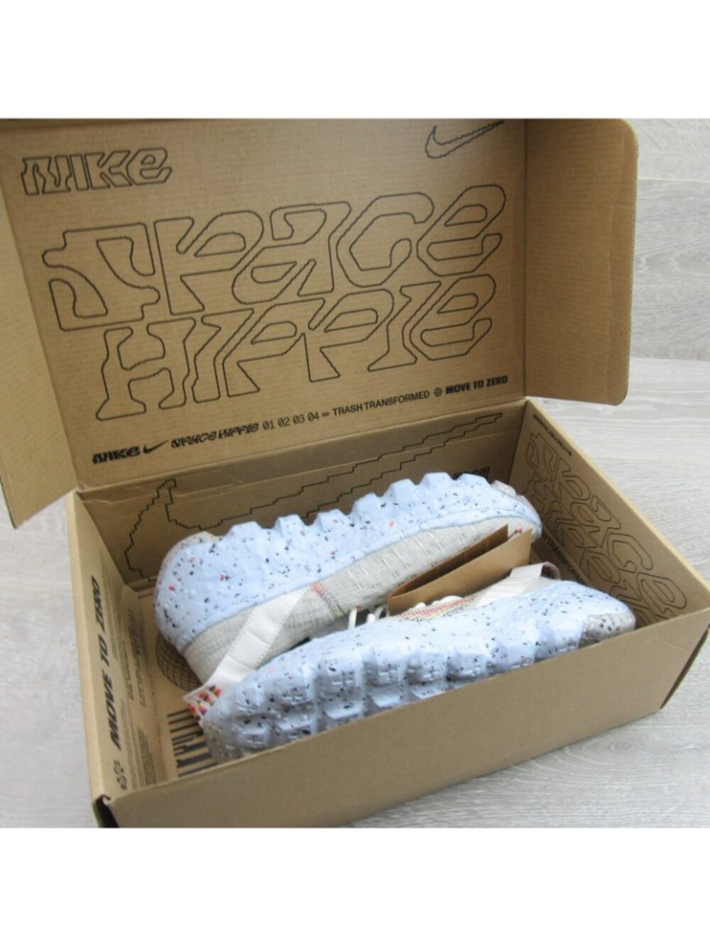 Nike Space Hippie 04 Women's Shoes Size 7.5 Summit White Multi NEW - Picture 13 of 16